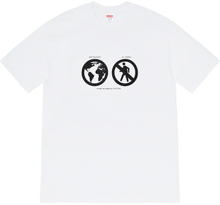 Supreme Save The Planet T-Shirt Putih Buy Supreme Save The Planet T-Shirt Putih