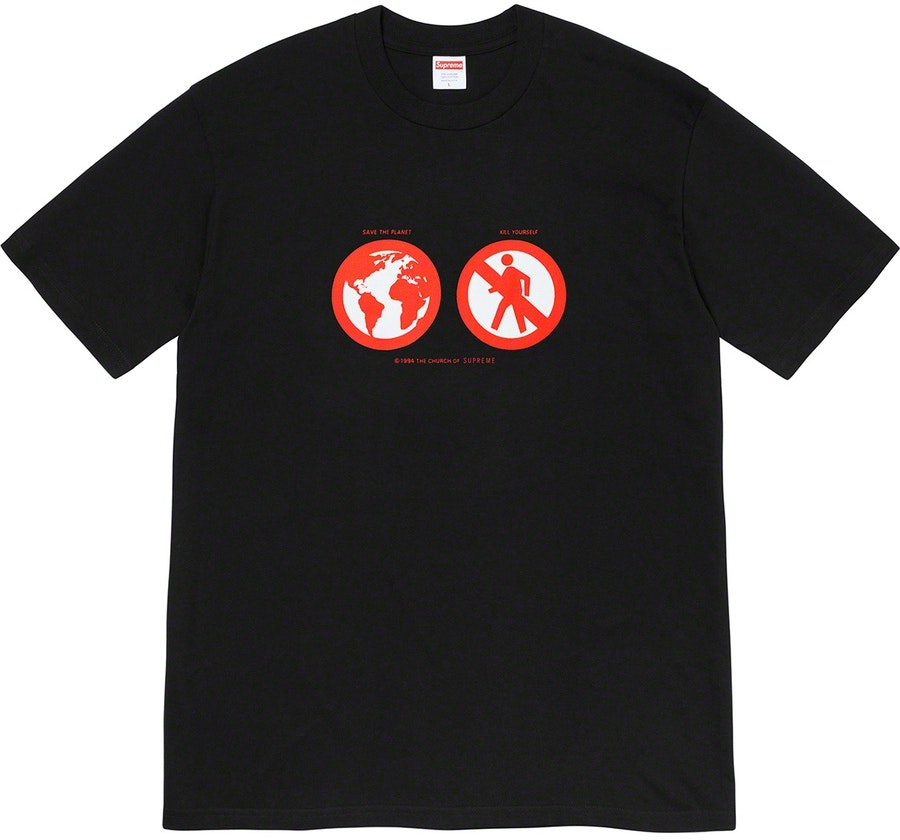 supreme-save-the-planet-tee-black