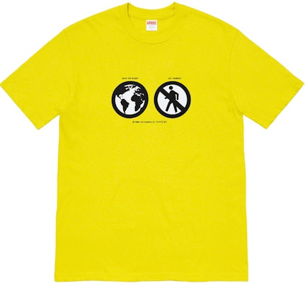 Supreme Camiseta Save The Planet Azufre Buy Supreme Camiseta Save The Planet Azufre