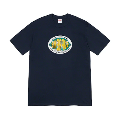 Supreme New Shit Tee Navy