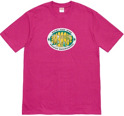 Supreme New Shit Tee Magenta Buy Supreme New Shit Tee Magenta