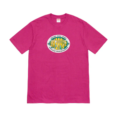 Supreme New Shit Tee Magenta