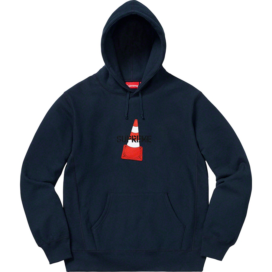Supreme Cone Hooded Sweatshirt Navy