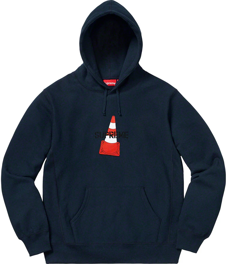 supreme-cone-hooded-sweatshirt-navy
