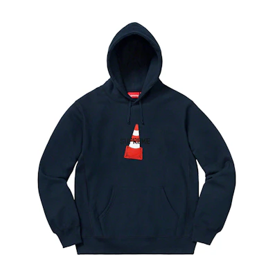 Supreme Cone Hooded Sweatshirt Navy