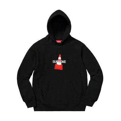 Supreme Cone Hooded Sweatshirt Black