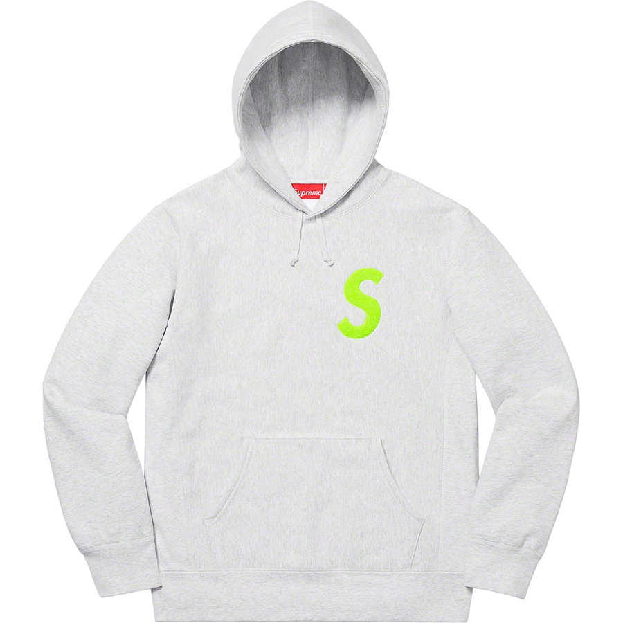 Supreme S Logo Hooded Sweatshirt (FW19) Ash Grey