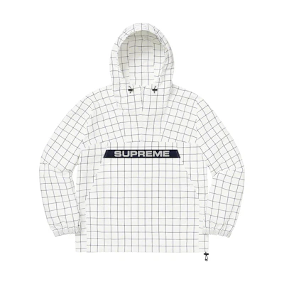 Supreme Heavy Nylon Anorak Windowpane