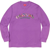 Supreme Flags L/S Top Violet Supreme Flags L/S Top Violet