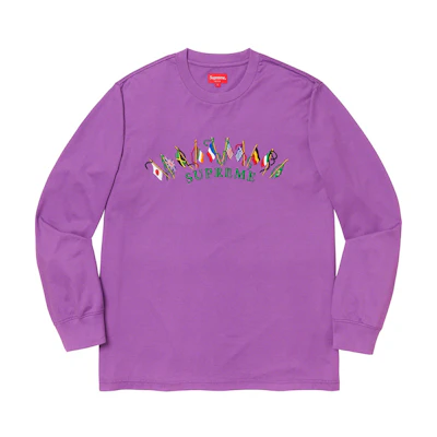 Supreme Flags L/S Top Violet