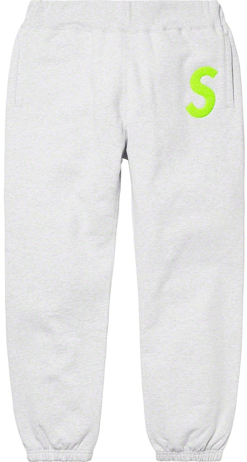 supreme-s-logo-sweatpant-ash-grey
