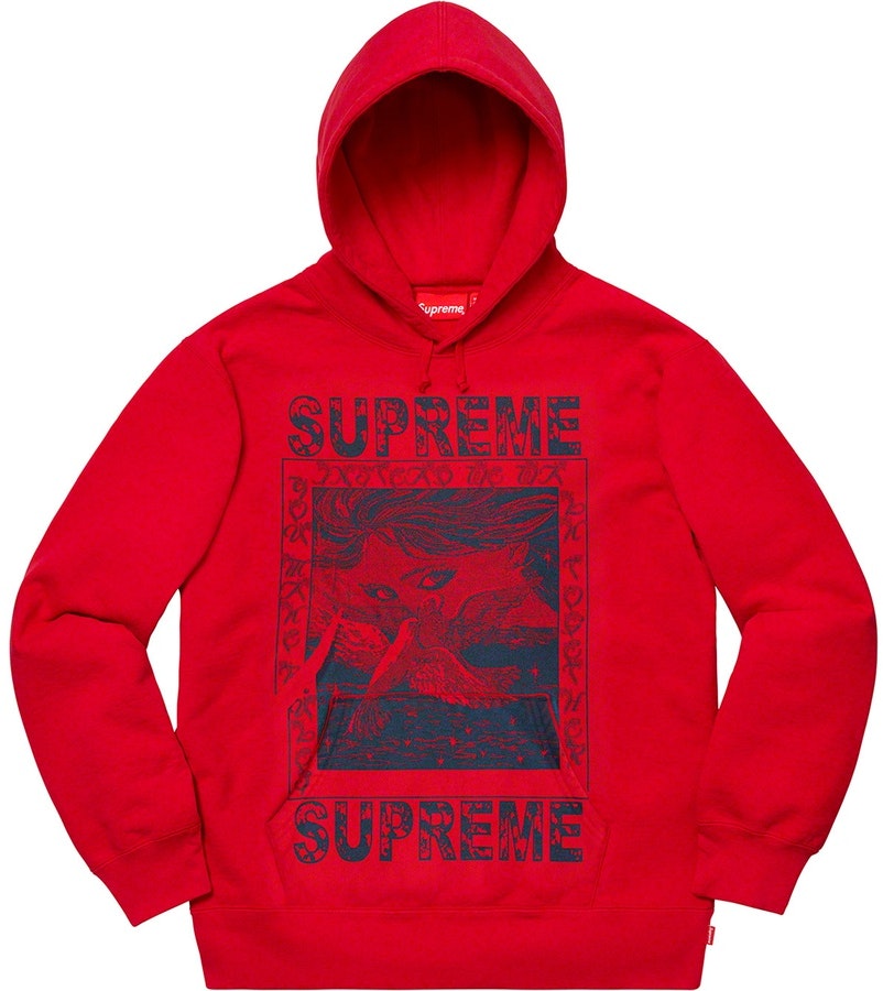 supreme-doves-hooded-sweatshirt-red