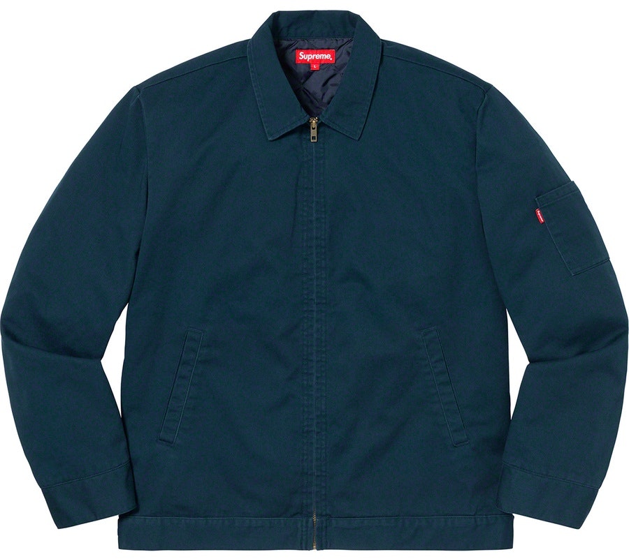 supreme-cop-car-embroidered-work-jacket-light-navy