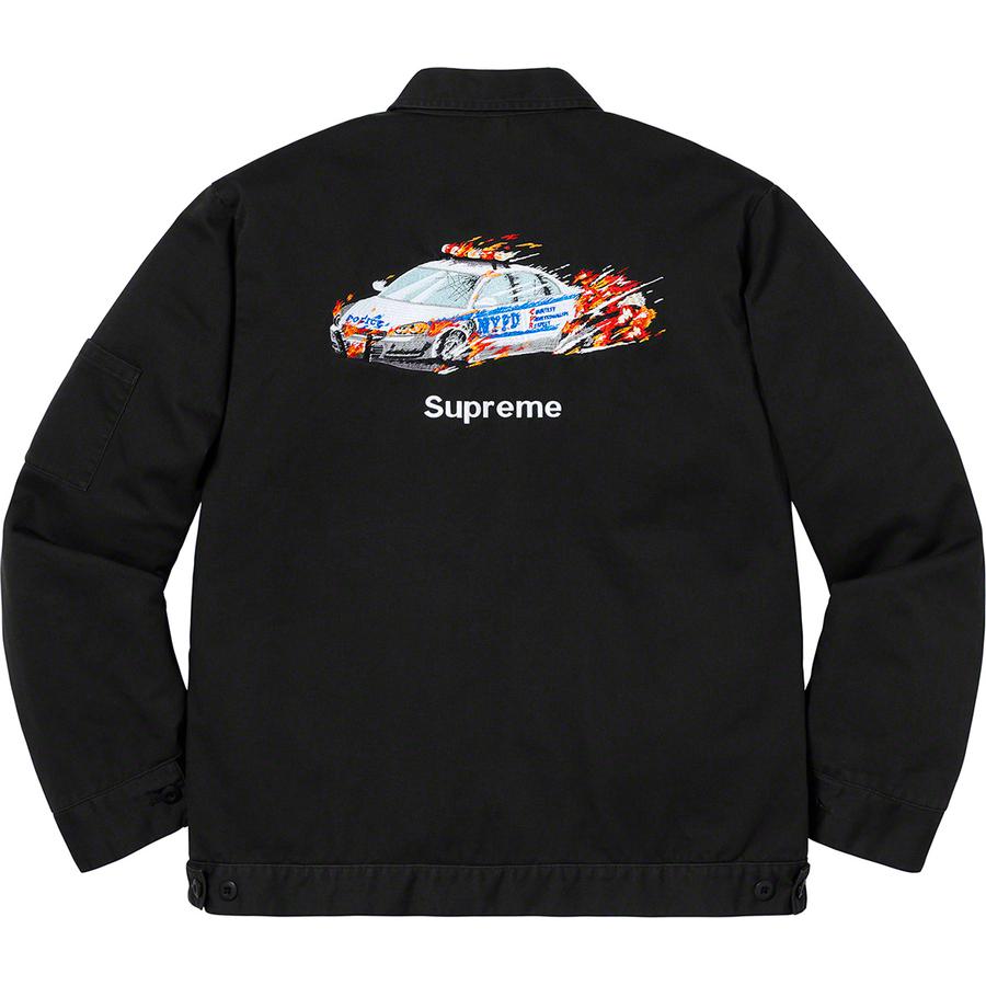 Cop car 2025 embroidered work jacket