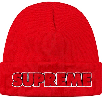 Supreme Outline Beanie Red Buy Supreme Outline Beanie Red
