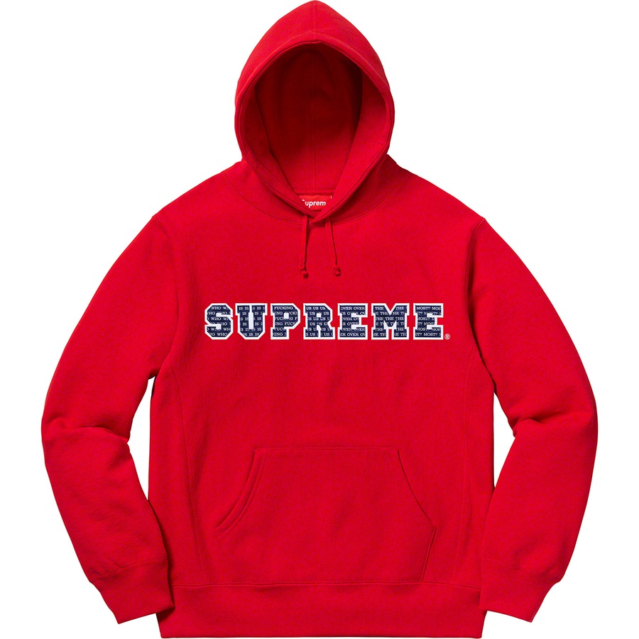 Supreme The Most Hooded Sweatshirt Red