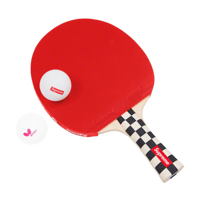 Supreme Butterfly Table Tennis Racket Set Checkerboard
