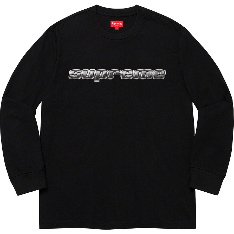 Supreme Chrome Logo L/S Top Black - Novelship