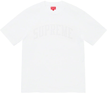 至尊牌毛絨弧形標誌短袖上衣 白色 Buy 至尊牌毛絨弧形標誌短袖上衣 白色