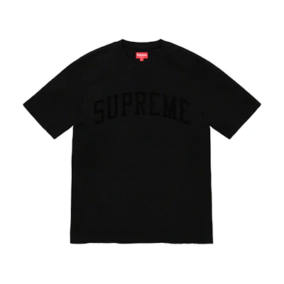 Supreme Chenille Arc Logo S/S Top Black