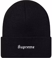 Order Supreme Ben Davis 黑色毛帽