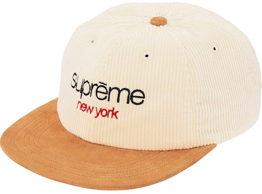 Supreme Clásico Logo Gorra Corduroy 6 Paneles OffWhite Buy Supreme Clásico Logo Gorra Corduroy 6 Paneles OffWhite