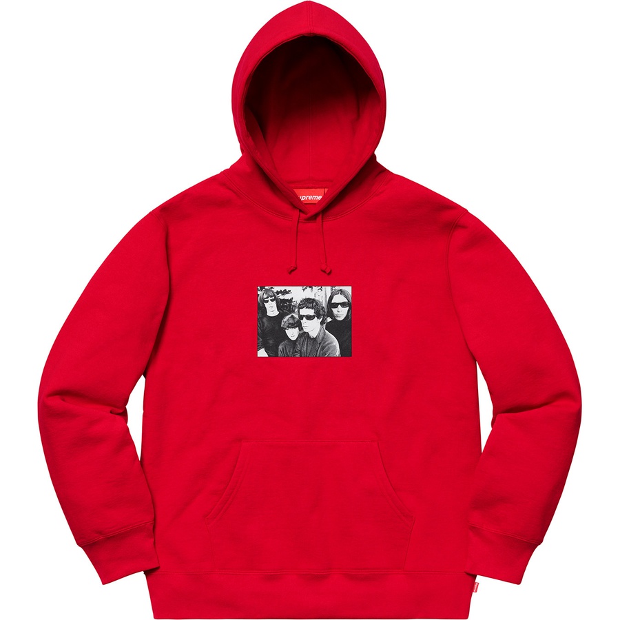 Supreme The Velvet Underground Hooded Sweatshirt Red - Novelship