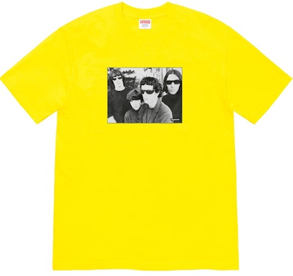 T-Shirt Supreme The Velvet Underground Kuning Buy T-Shirt Supreme The Velvet Underground Kuning