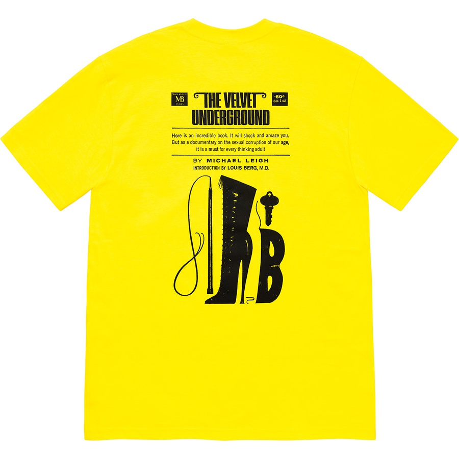 Order Supreme Camiseta The Velvet Underground Amarilla