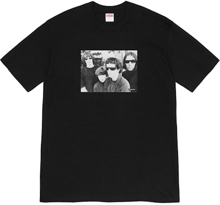 Supreme The Velvet Underground Tee Black Buy Supreme The Velvet Underground Tee Black