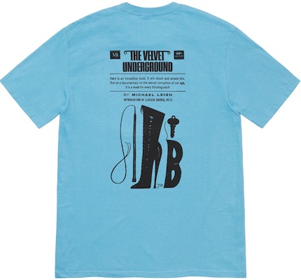 Supreme The Velvet Underground Tee Light Slate Order Supreme The Velvet Underground Tee Light Slate