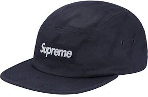Supreme Jacquard Logo Twill Camp Cap Navy Supreme Jacquard Logo Twill Camp Cap Navy