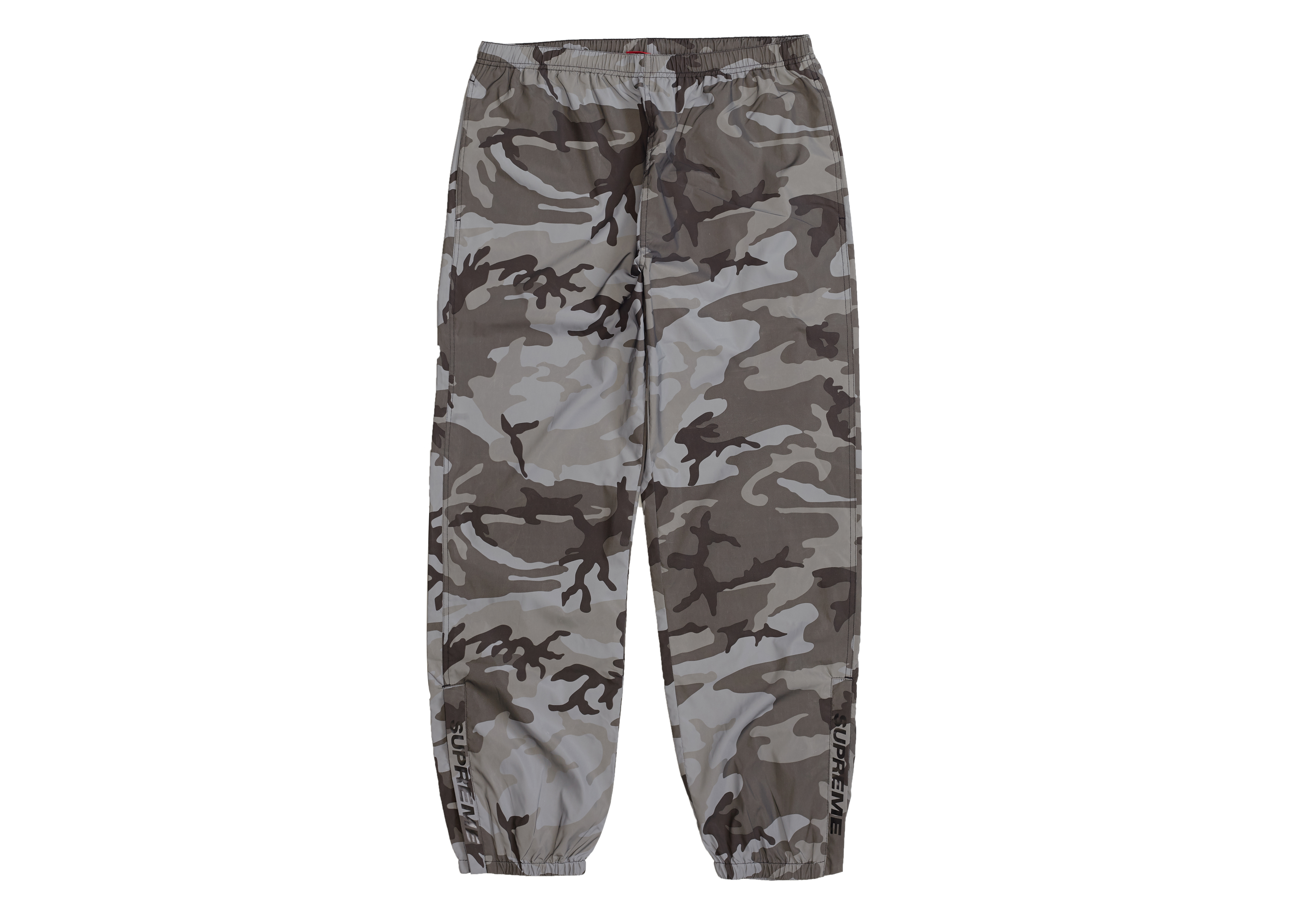 Supreme Reflective Camo Warm Up Pant Grey - Novelship