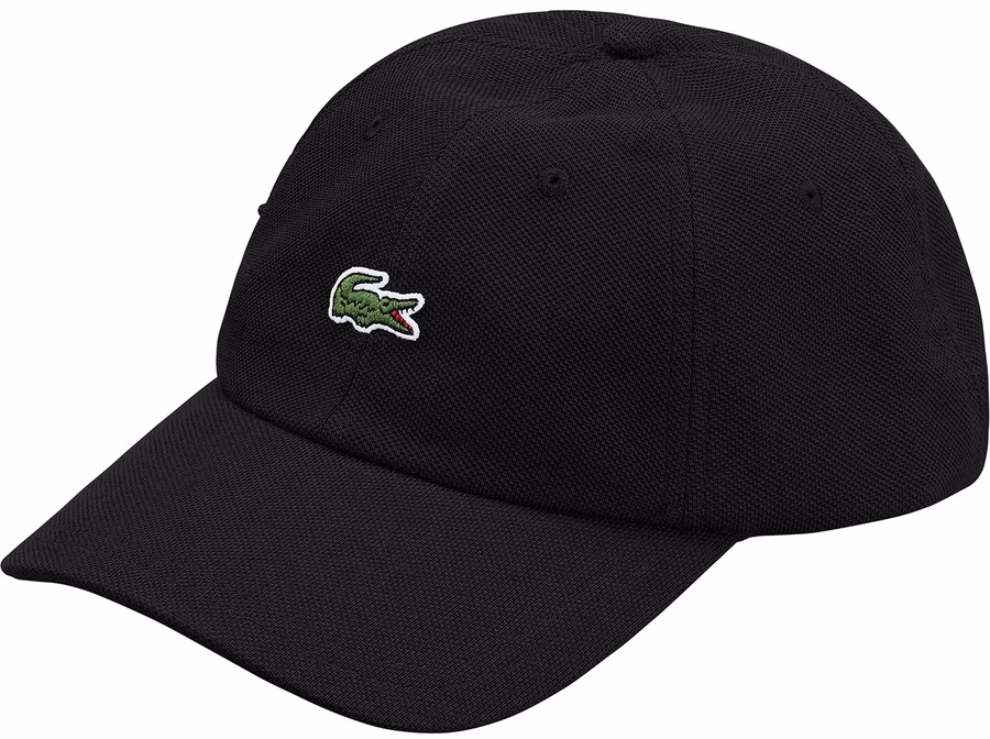supreme-lacoste-pique-6-panel-black