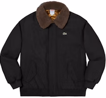 Supreme x Lacoste Wool Bomber Jacket Black Supreme x Lacoste Wool Bomber Jacket Black