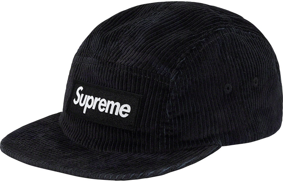 supreme-camo-corduroy-camp-cap-black-camo
