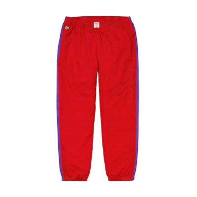 Supreme Lacoste Track Pant Red