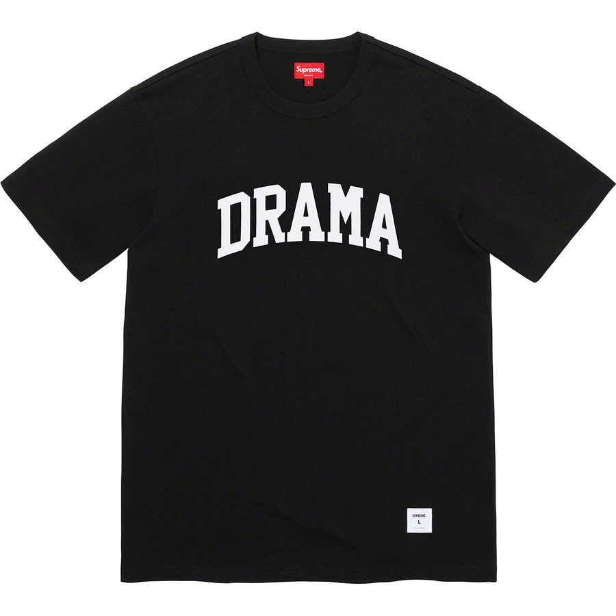 Buy Supreme Drama Camiseta Manga Corta Negra