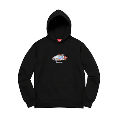 Supreme Cop Car Hooded Sweatshirt Black