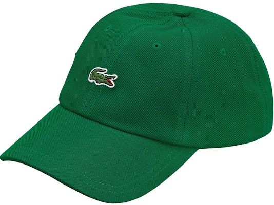Supreme x Lacoste Pique 6-Panel Green Buy Supreme x Lacoste Pique 6-Panel Green