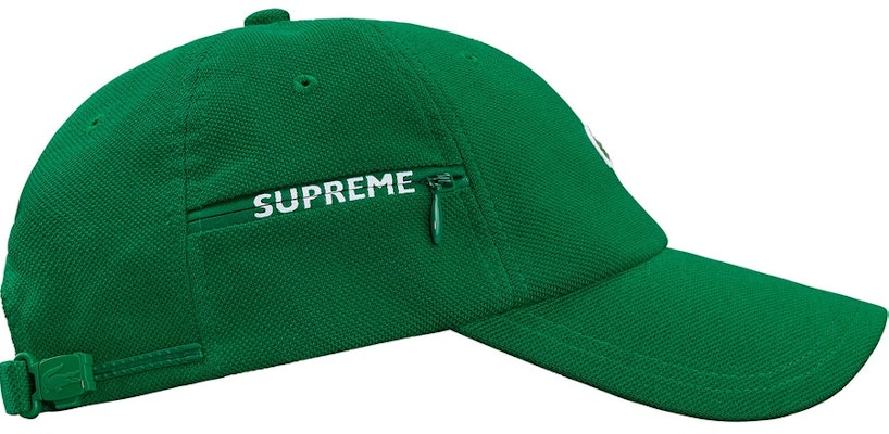 Supreme x Lacoste Pique 6-Panel Green Order Supreme x Lacoste Pique 6-Panel Green