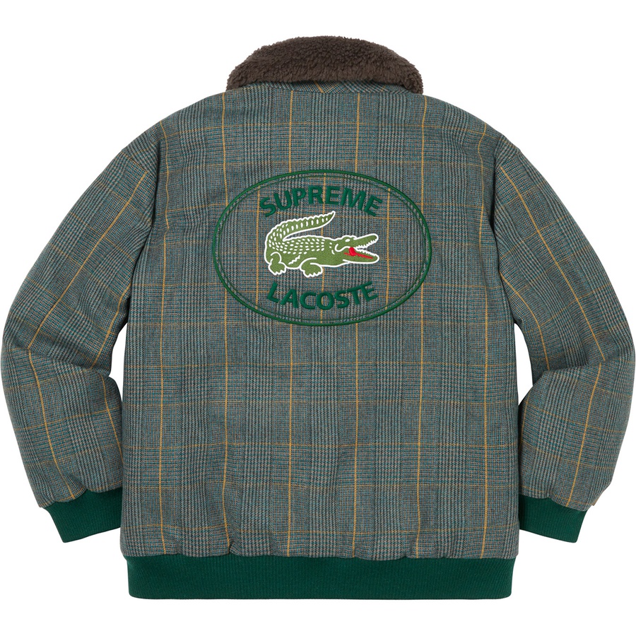Supreme Lacoste Wool bomber jacket