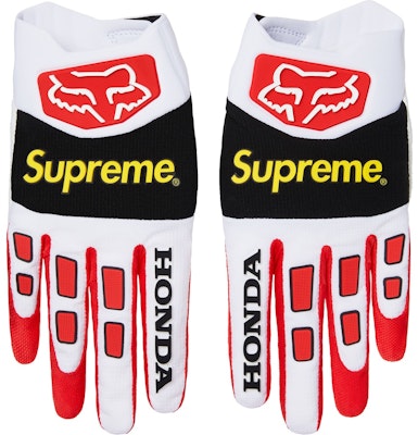 Supreme x Honda x Fox Racing Gloves Red Buy Supreme x Honda x Fox Racing Gloves Red