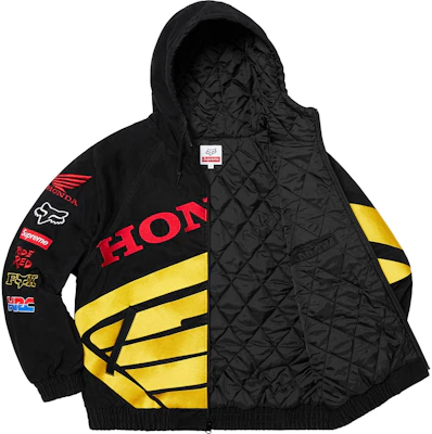 Supreme x Honda x Fox Racing 黑色蓬鬆拉鍊工作外套 Order Supreme x Honda x Fox Racing 黑色蓬鬆拉鍊工作外套