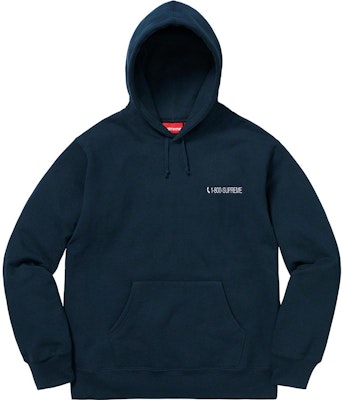 Supreme 1-800 Hoodie Sweatshirt Biru Dongker Buy Supreme 1-800 Hoodie Sweatshirt Biru Dongker
