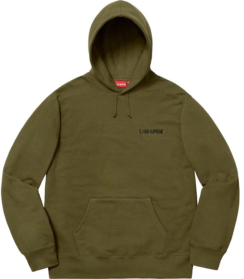 supreme-1-800-hooded-sweatshirt-dark-olive