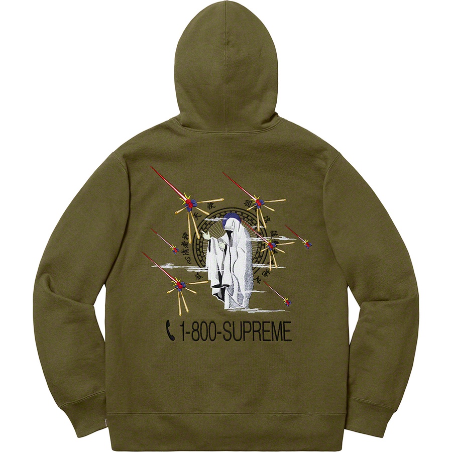 トップスsupreme 1-800 hooded sweatshirt