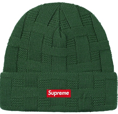 Supreme 籃織紋毛帽 深綠色 Buy Supreme 籃織紋毛帽 深綠色