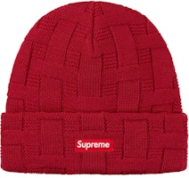 Supreme Basket Weave Beanie Cardinal Supreme Basket Weave Beanie Cardinal