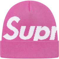 Supreme Big Logo Beanie (FW19) Magenta Supreme Big Logo Beanie (FW19) Magenta